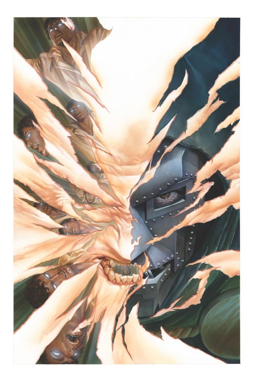 SECRET WARS #5 DR. DOOM LIMITED EDITION PRINT SIGNED & NUMBERED BY ALEX ROSS