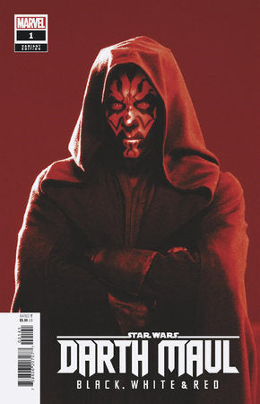 STAR WARS: DARTH MAUL - BLACK, WHITE & RED #1 MOVIE VARIANT *RELEASE DATE: 4/24/24*