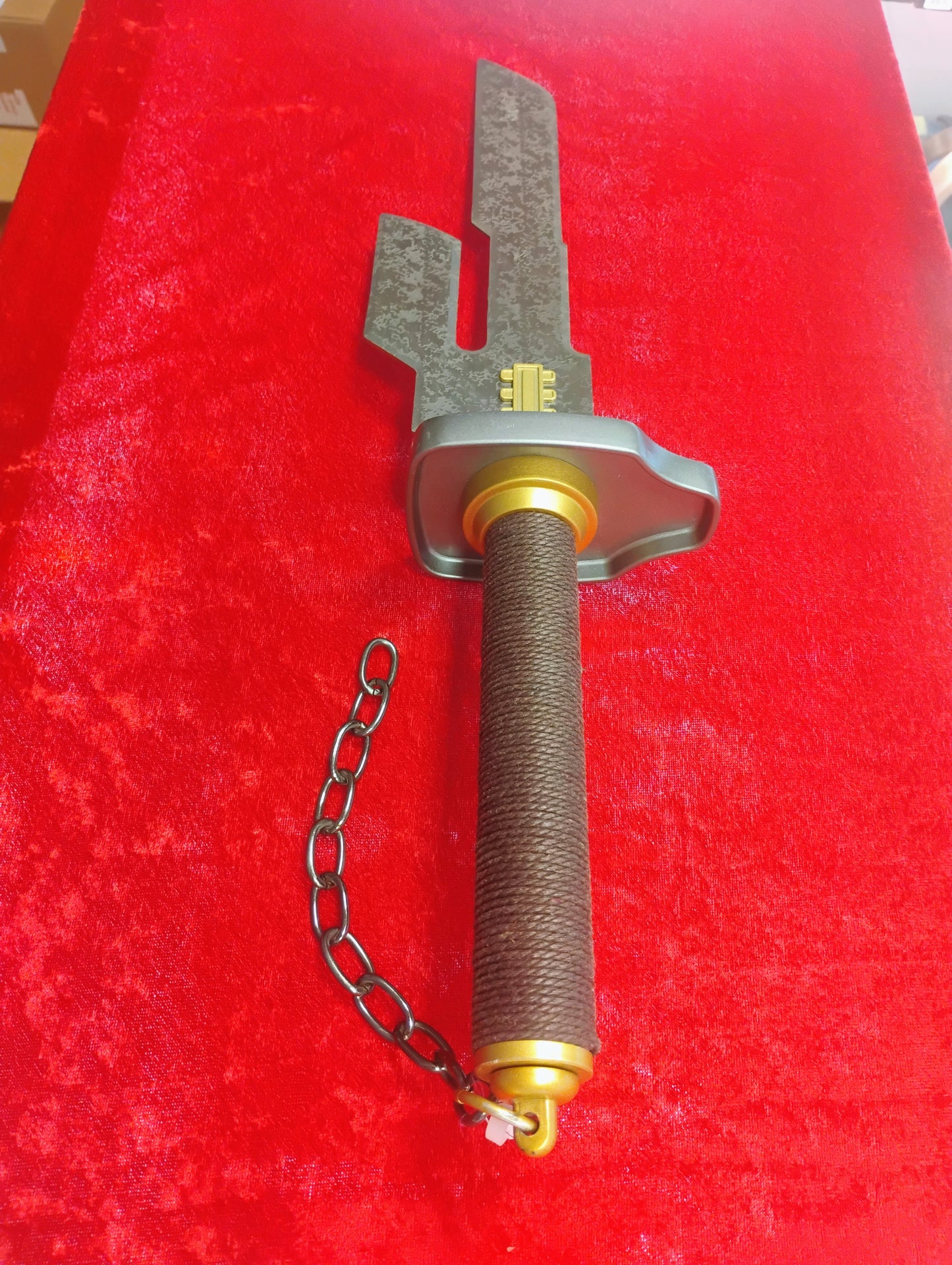 Inverted Battle-worn Spear of Heaven Stainless Steel Sword