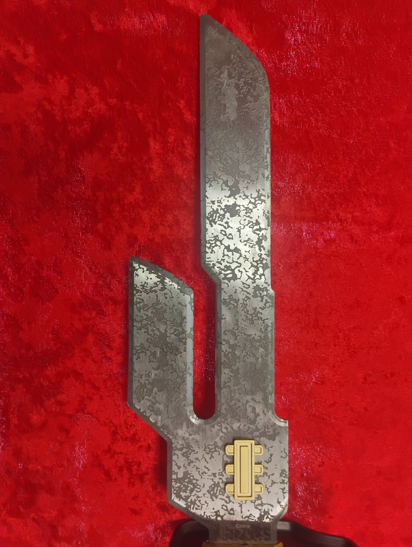 Inverted Battle-worn Spear of Heaven Stainless Steel Sword