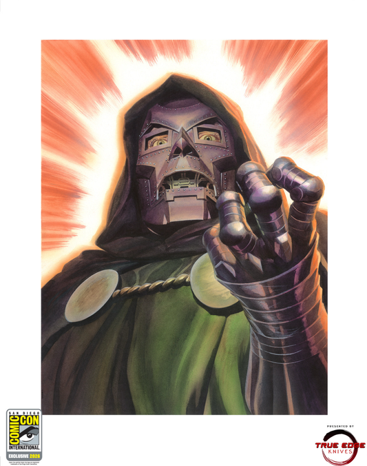 MARVELOCITY: DOCTOR DOOM FINE ART PRINT ALEX ROSS