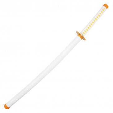 37” Fantasy White and Gold Demon Sword