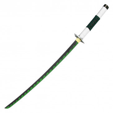 37” Fantasy Green And White Demon Sword
