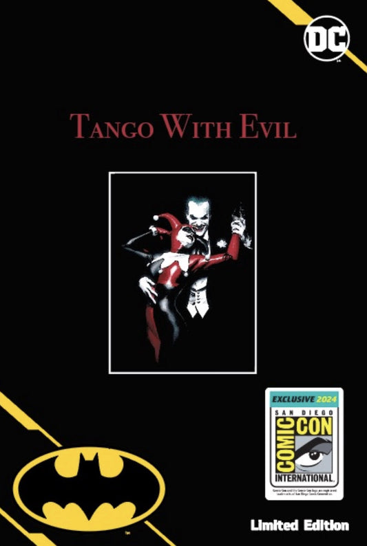 DC "TANGO WITH EVIL" JOKER/HARLEY QUINN  ENAMEL PIN