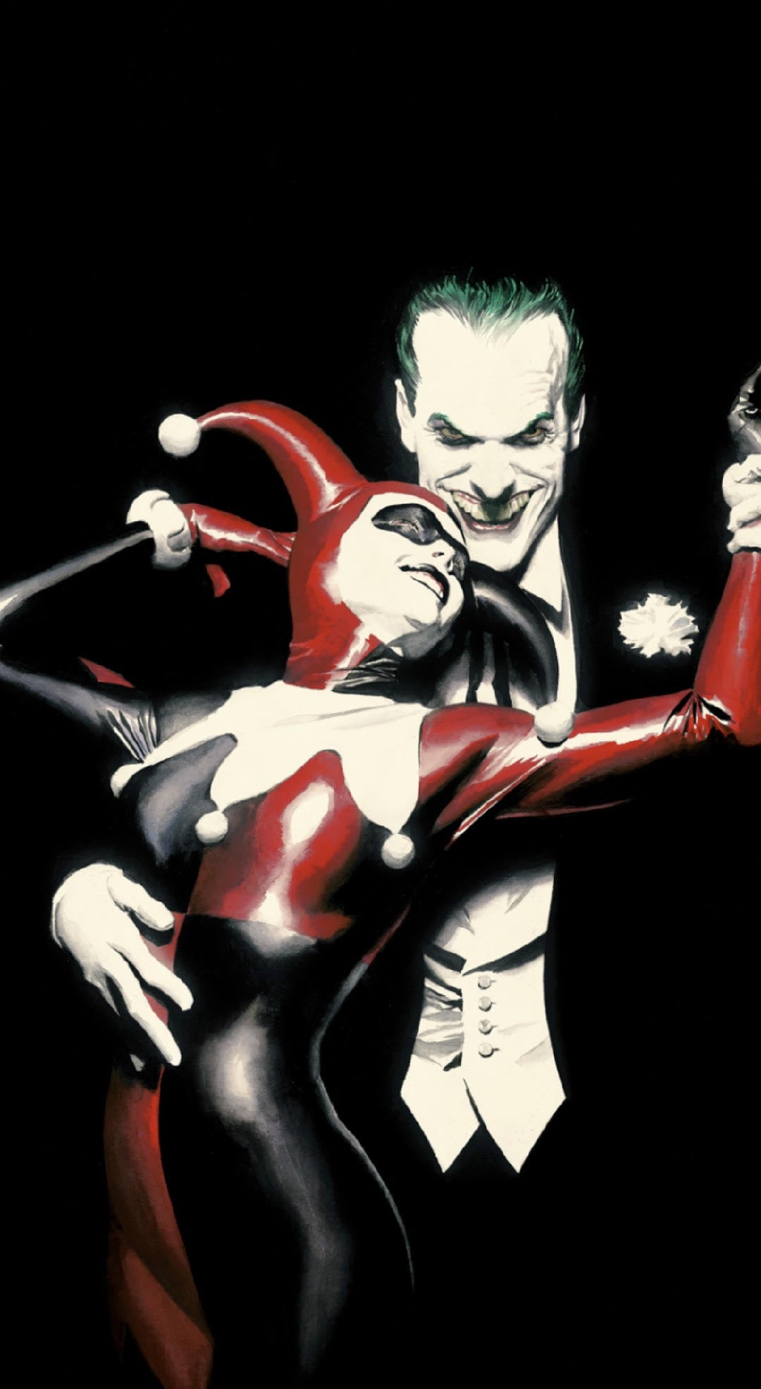 DC "TANGO WITH EVIL" JOKER/HARLEY QUINN  ENAMEL PIN
